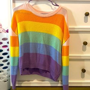 Women’s rainbow sweater